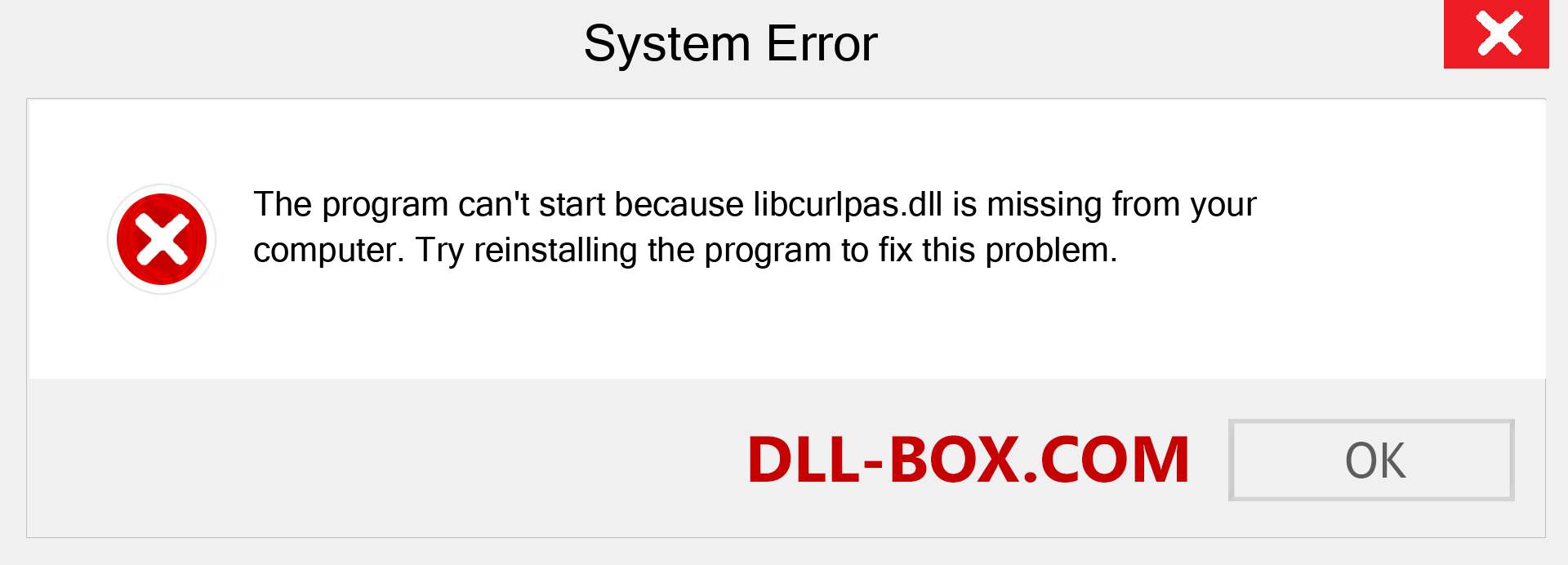  libcurlpas.dll file is missing?. Download for Windows 7, 8, 10 - Fix  libcurlpas dll Missing Error on Windows, photos, images